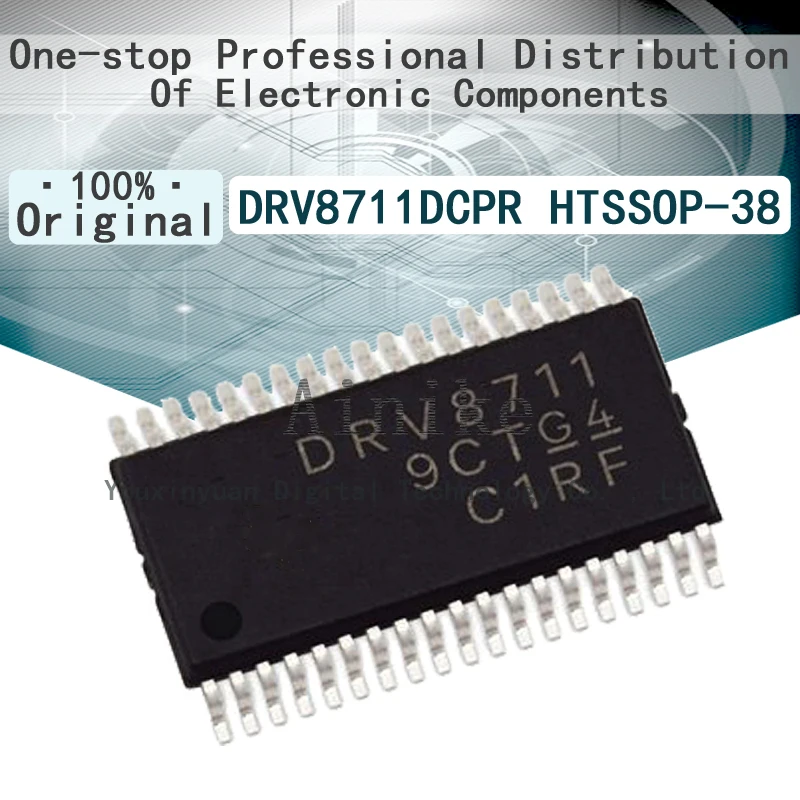 

5/Pcs DRV8711DCPR DRV8711 HTSSOP-38 Controller driver chip IC 8711 SSOP-38