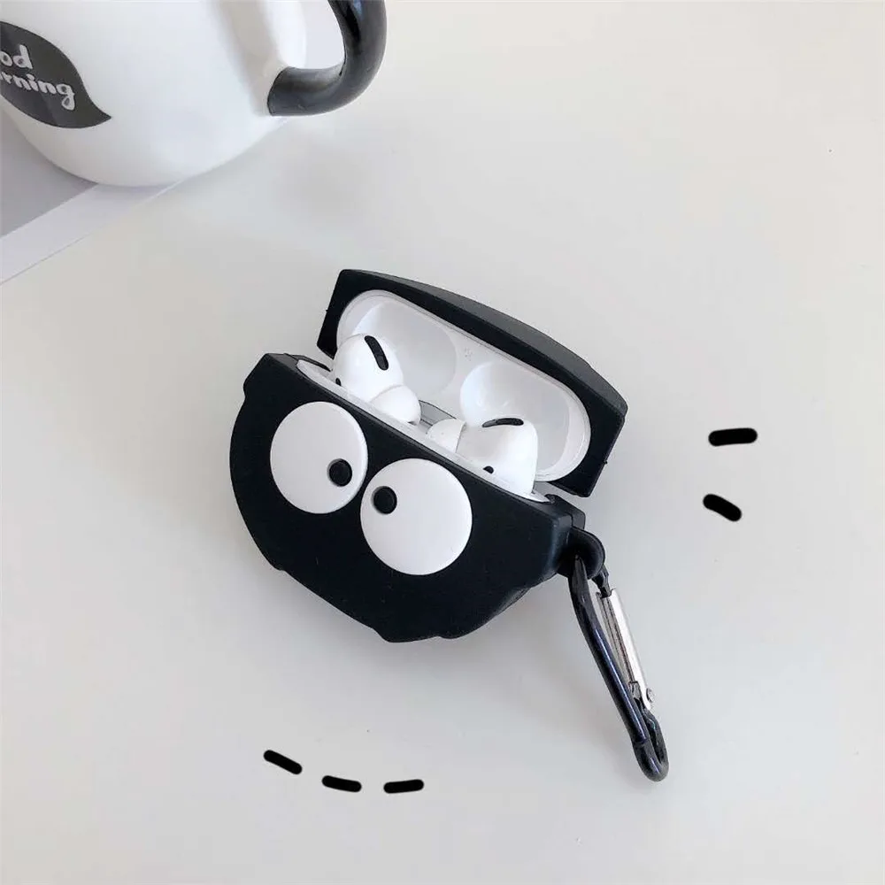 Funda de briquetas Ins para Airpods 12, cubierta de dibujos animados Hayao Miyazaki para Apple Air Pods Pro, bonita hebilla colgante para auriculares, bolsa suave