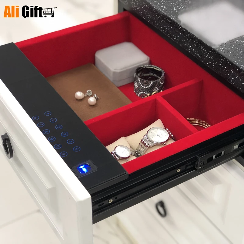 Jewelry Box Jewelry Receiving Password Safe Home Drawer Safe Electronic Office Small Invisible Multi-function Portable Gift