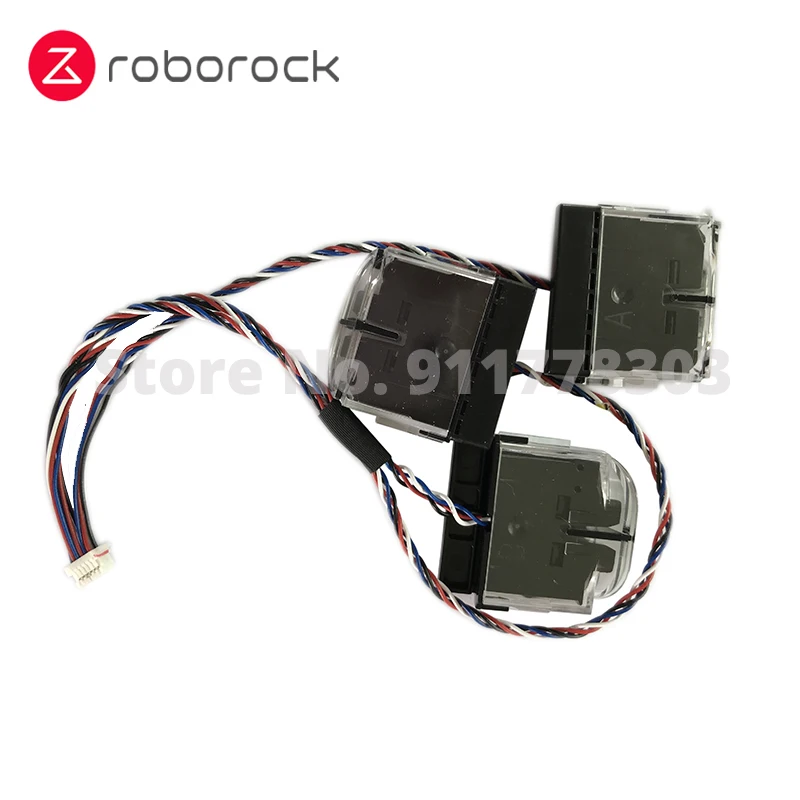 Original อะไหล่ขวาและซ้าย Cliff สำหรับ Roborock S60 S61 S65เครื่องดูดฝุ่นหุ่นยนต์ Sensor กันชน