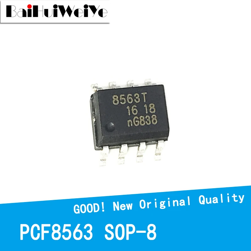 10PCS/LOT PCF8563 PCF8563T 8563T Clock Timing Real-time Clock  SOP-8 SMD New Good Quality Chipset