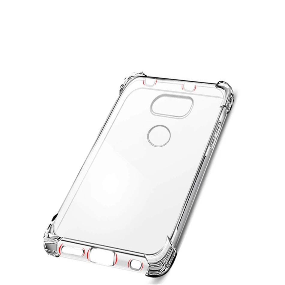 For LG V20 V30 V40 V50 G8S G8 G7 G6 Q60 V50S ThinQ Case LG KK40 K50 K92 Q92 K62 Clear Air Cushion Case Shockproof Slim Gel Cover