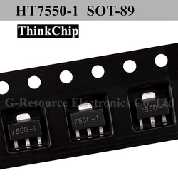 (20 pcs) HT7550-1 S0T-89 HT7550 7550 SMD Fixed LDO Voltage Regulator