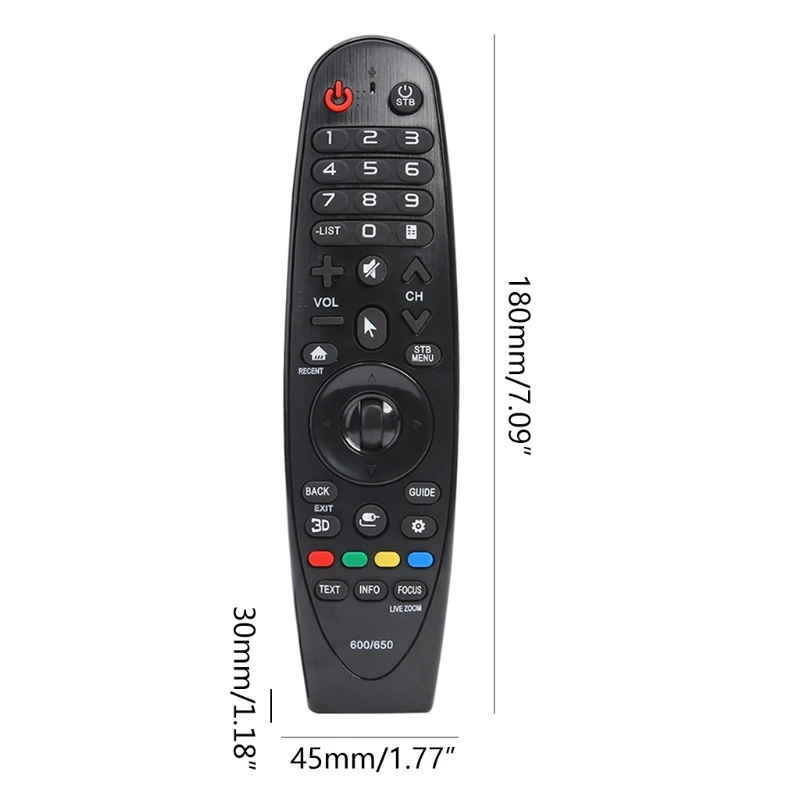 Universal Replacement Remote Control for TV Remote Control with USB Receiver for Magic Remote AN-MR600 AN-MR650