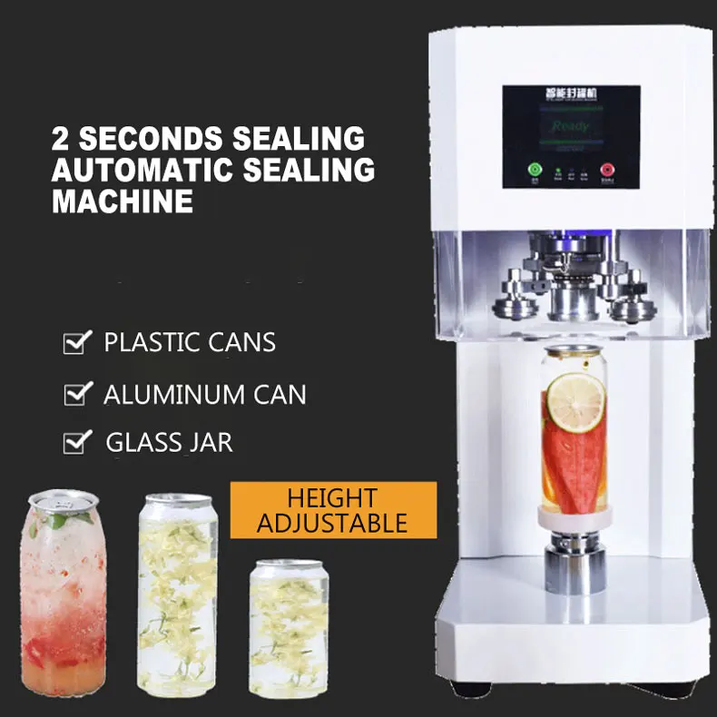 Commercial Automatic Can Sealing Machine Milk Tea Shop Beer Beverage Can Sealing Machine