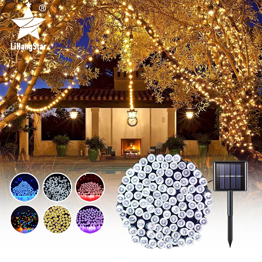 

Solar LED Light String Garland Light String Outdoor Garden Light Garden Decoration Light Christmas Party Wedding Halloween