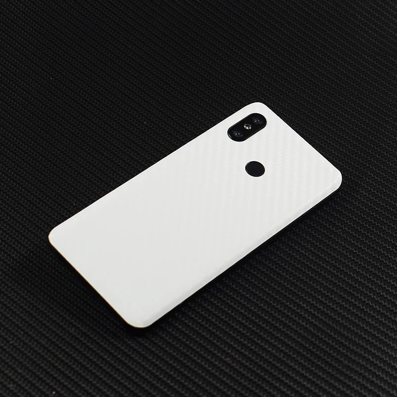 3D Carbon Fiber Decal Phone Back Sticker for Xiaomi Mi10T Pro Note 10 10T Lite Poco X3 Pro F3 X2 F2 Pro F1 M3 M2 Pro Wrap Skin