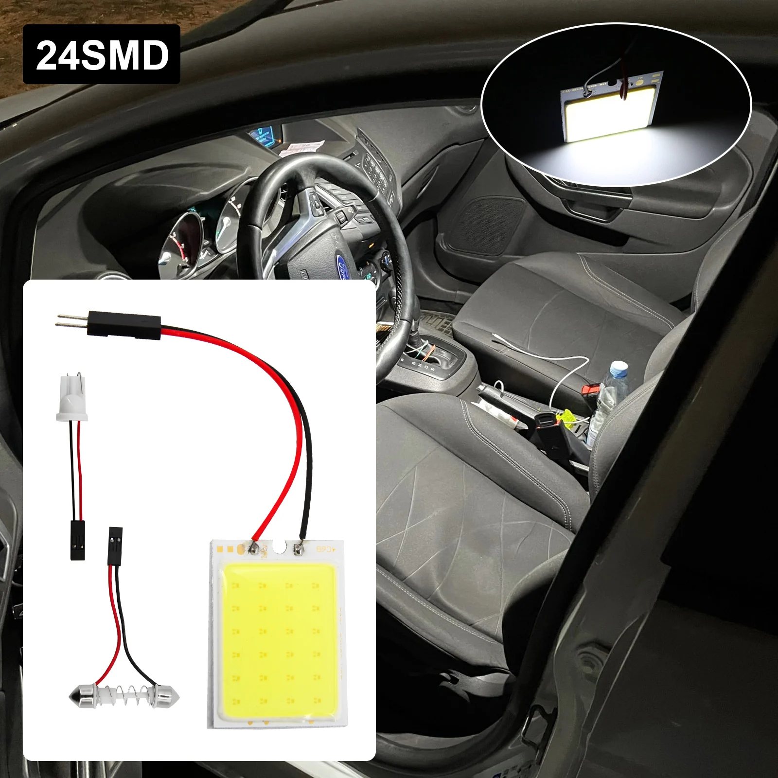 

Car Dome Reading Trunk Lamps Signal Bulbs 24 Lights License Plate Lamp Panel Auto Door Brake White Bulb Interior Accessories