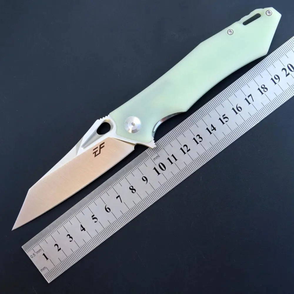 Eafengrow New EF934 Folding Knife D2+G10 Portable Camping Pocket Knife Hunting Fruit Jackknife EDC Kitchenware Outdoor Tool