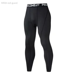 Leggings sportivi da uomo Running Base Layer Bottom basket Football Compression Pants Black Quick Drying Sportswear Skin