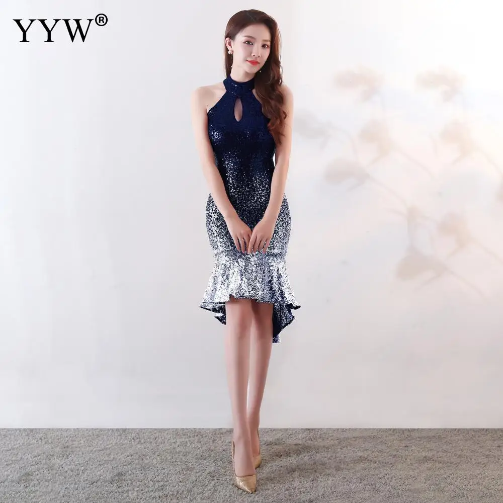 2020 Người Phụ Nữ Vintage Gợi Cảm Đầm Nữ Không Tay Bling Đầm Ngắn Tiệc Trang Trọng Áo Femininos Vestidos