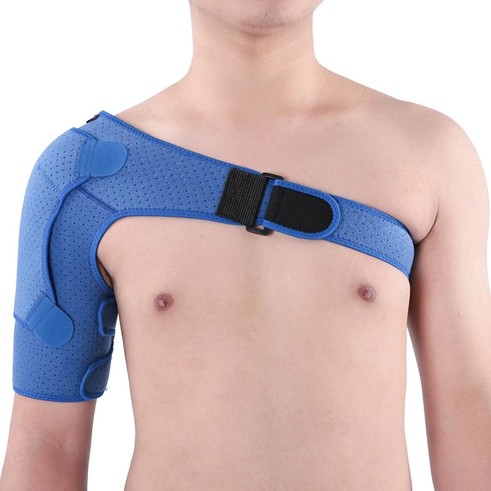 

Adjustable Pressurized Support Shoulder Brace for Men and Women Relieves Pain for Rotator Cuff Dislocated Joint Sport Injury S L