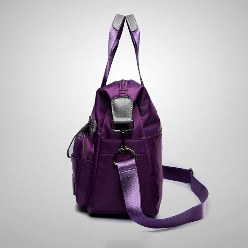 Nylon Handtasche Frauen Große Kapazität Schulter Tasche Wasserdichte Messenger Taschen Casual Dame Umhängetasche Multifunktions Shopping Totes – Detail 19
