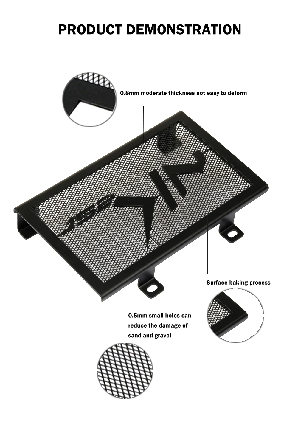 Protector de rejilla de radiador de motocicleta, cubierta de protección de parrilla, malla de red para CFMOTO CF MOTO 250NK NK250 NK300 250 NK 300, accesorios