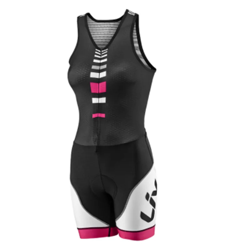 LIV cycling skinsuit sets summer women sleeveslees bicycle clothing maillot ciclismo team mtb bike speedsuit areo apparel suit