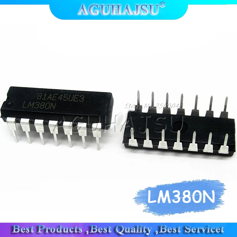 10pcs/lot  LM380N LM380 380N DIP DIP-14 audio amplifier p new original