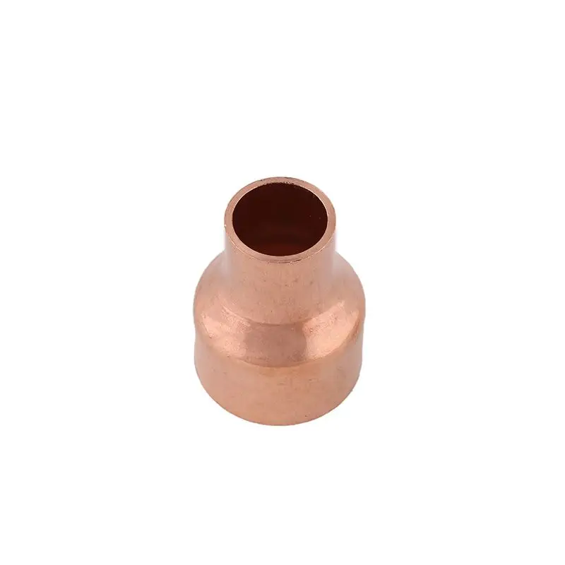 6.35 - 25.4mm Copper Fitting Reducing Straight Coupling Welding Pipe Connector for Air Conditioning Refrigeration