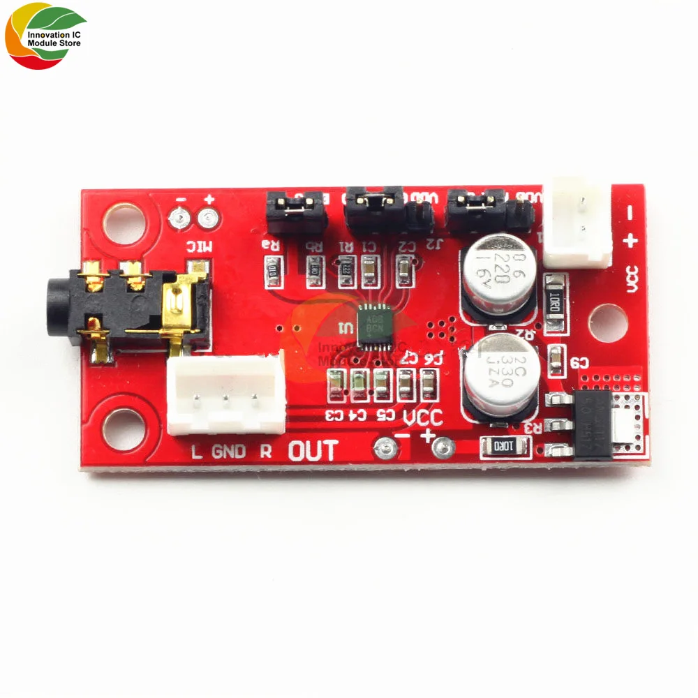 Ziqqucu DC 3V-12V MAX9814 Electret Microphone Amplifier Board with AGC Function + Cables