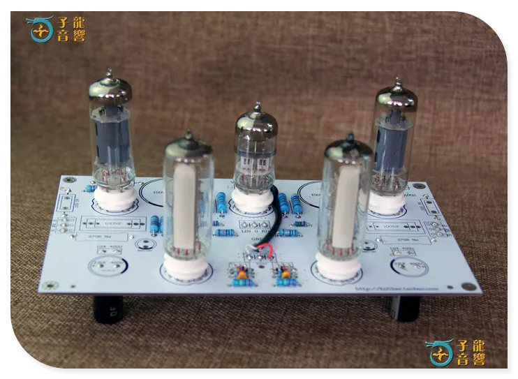 

6N2/6N1 6P1 stereo power amplifier finished board contains electronic tube amplifier board With 6E2 level indication 3W*2