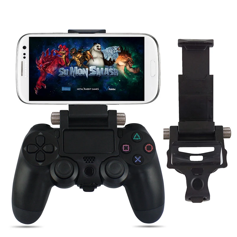 for PS4 Game Controller Smart Mobile Phone Clip Clamp Mount Holder Stand Retractable Bracket For PS4 iPhone Android Phone Holder