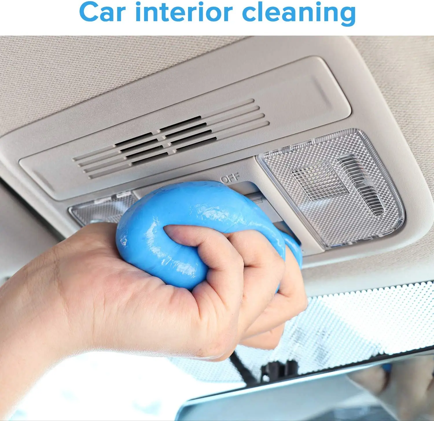 Car Air Vent Magic Dust Cleaner Gel Household Auto Laptop Keyboard Cleaning Gel Office Gap Wash Mud Removal Slime Rubber