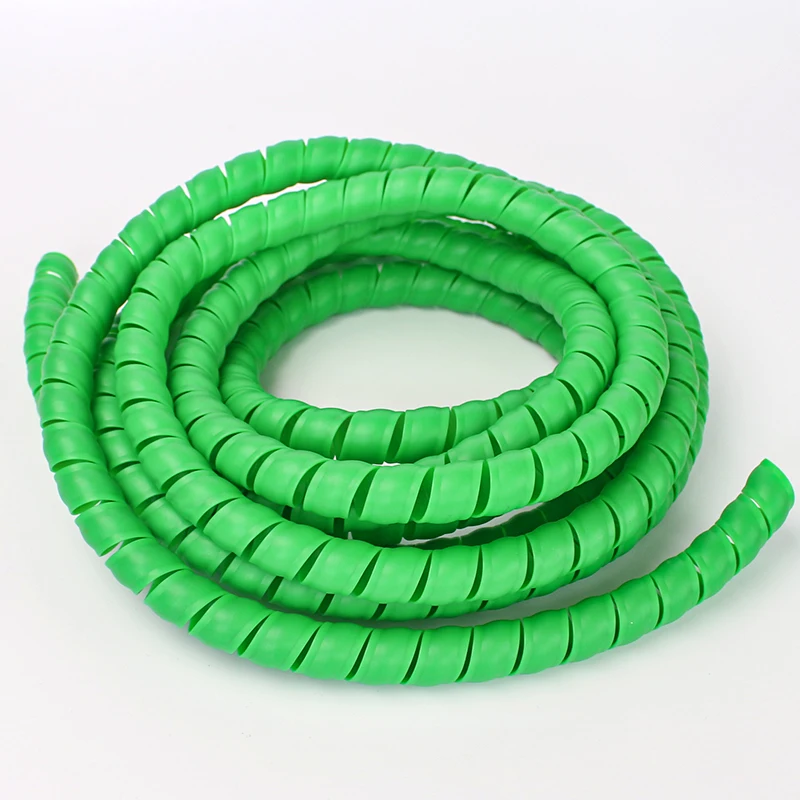 2M 8mm-32mm Spiraldraht Organizer Wrap Tube Flammhemmende Kabelhülse Bunte Kabelgehäuse Kabelhülsen Wickelrohr