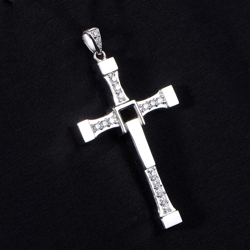 Beier 316L Stainless Steel Women/men pendant necklace New Crystal Cross Pendant Jewelry LLBP8-087P