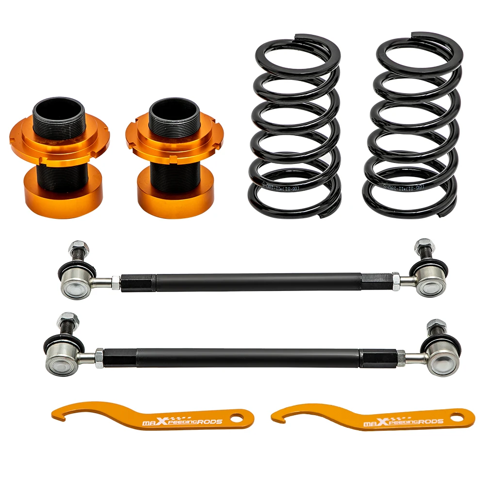 Lowering Kit Adjustable Height Coilovers Shock Absorber Kits For Toyota Yaris 2006 2007 2008 2009 2010 2011 Front Rear