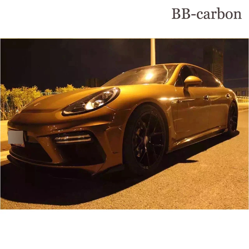 High Quality Carbon Fiber Side Skirts Car Body Kit For Porsche Panamera 970 A Style 14-16