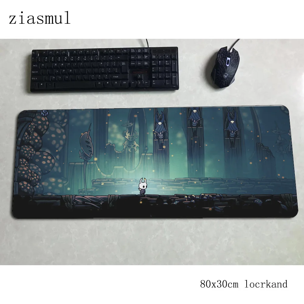hollow knight mouse pad 80x30cm mats cute Computer mouse mat gaming accessories hot sales mousepad keyboard games pc gamer