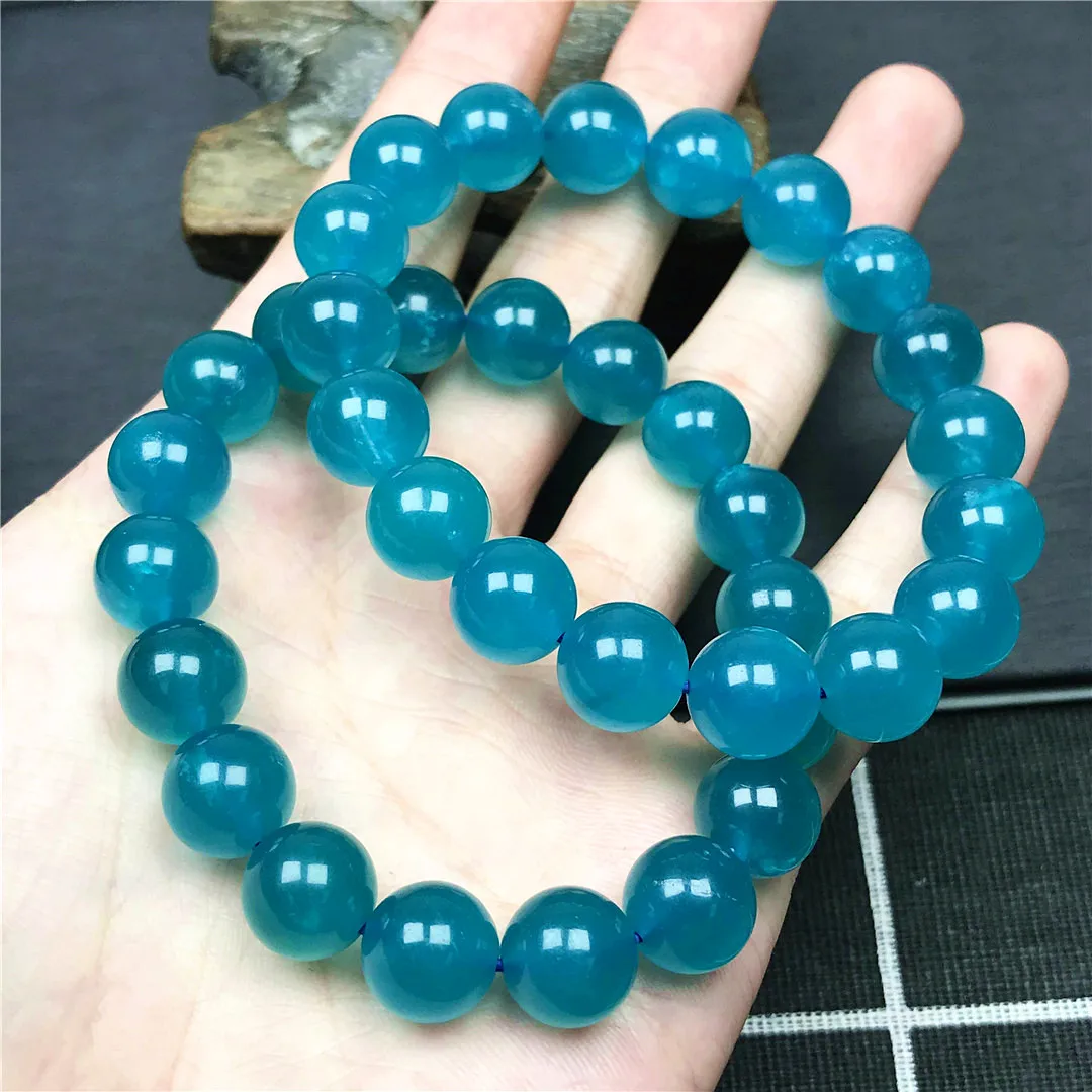 10mm Natural Ice Amazonite Bracelet Jewelry For Women Men Mozambique Gemstone Gift Crystal Stretch Round Beads Strands AAAAA