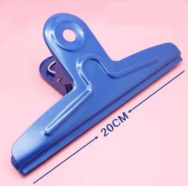 

20cm Extra Large Bulldog Clip Big Size Metal File Paper Binder Clamp For Drawing Board Poster Clamping Office School