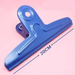 20cm Extra Large Bulldog Clip Big Size Metal File Paper Binder Clamp For Drawing Board Poster Clamping Office School