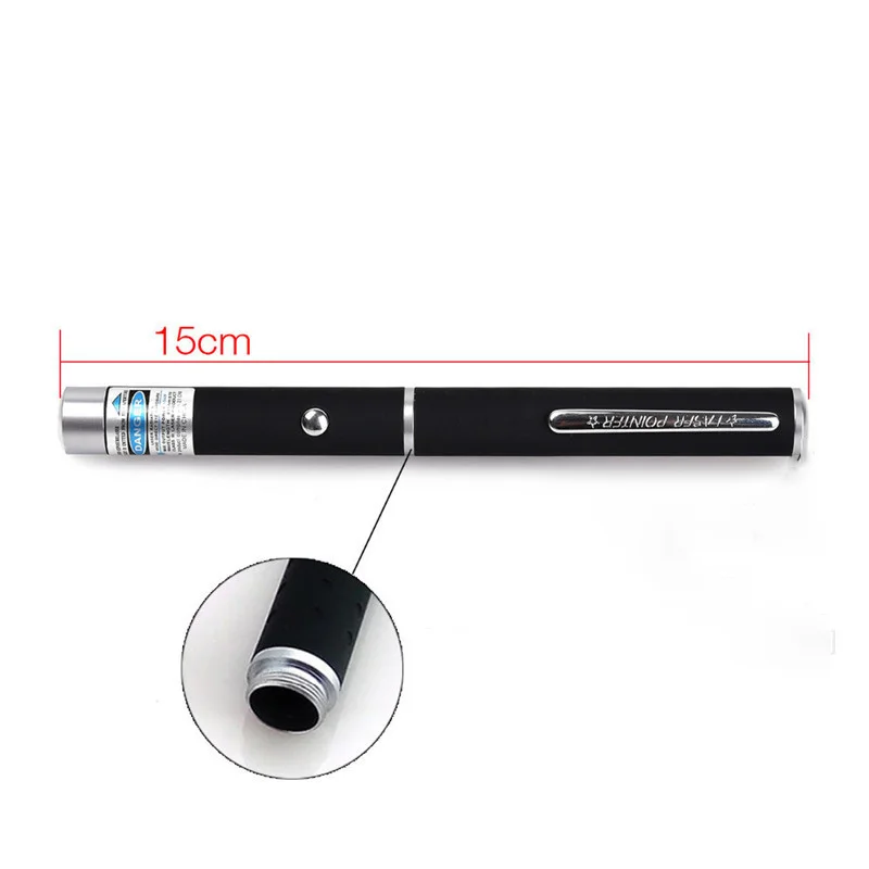 Pointer Pen Black Green Color Laser Indicator Visible Beam Strong Laser Point Powerful 3 Colors Available (without Battery)