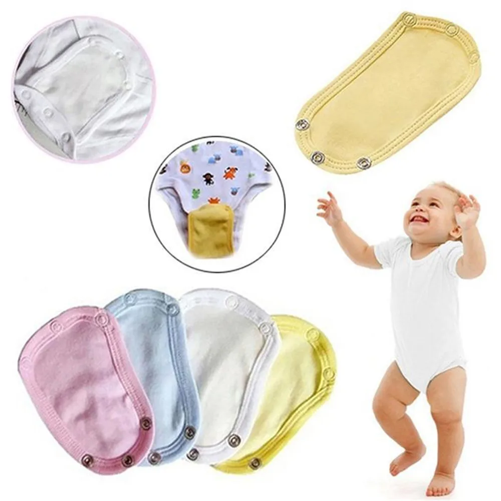 4 Colors Super Utility Bodysuit Jumpsuit Diaper Romper Lengthen Extend Film Baby Boys Girls Kids Romper Partner