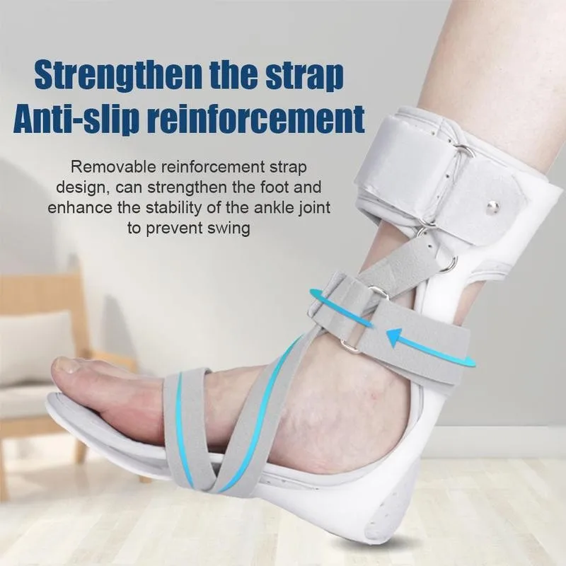 1pc Drop Foot Ankle Orthosis Support Feet Splint Stroke Valgus Joint Leaf Spring Correction Rehabilitation Fracture Protector