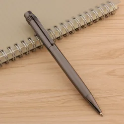 Luxury Metal Ball Point Pen Gun Gray Wave Classic Stationery Office School Supplies Writing Gift New