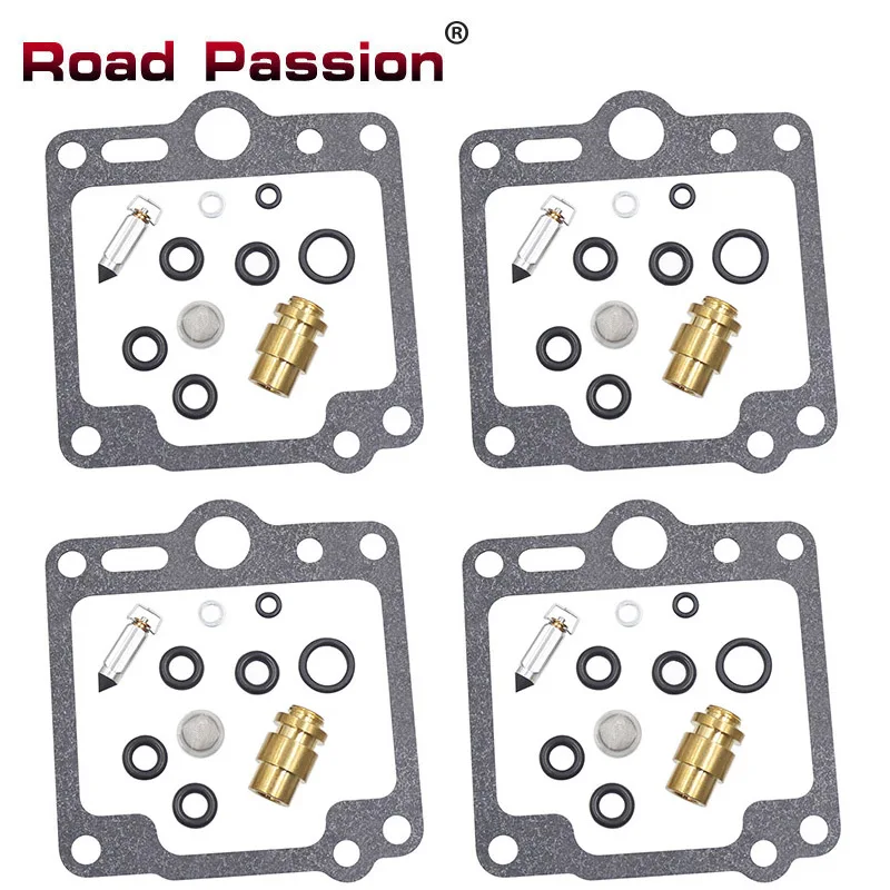 4sets Road Passion Motocycle Parts Carburetor Rebuild Repair Kit for YAMAHA XJ700X MAXIM X XJ750 MAXIM FJ1100 FJ1200