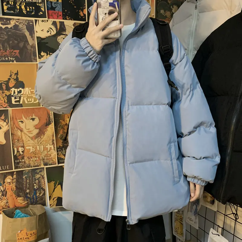 Manteau à bulles coloré Harajuku pour hommes et femmes, veste d\'hiver, Streetwear Hip Hop, Parka, vêtements coréens, grande taille, 5XL, nouveau,