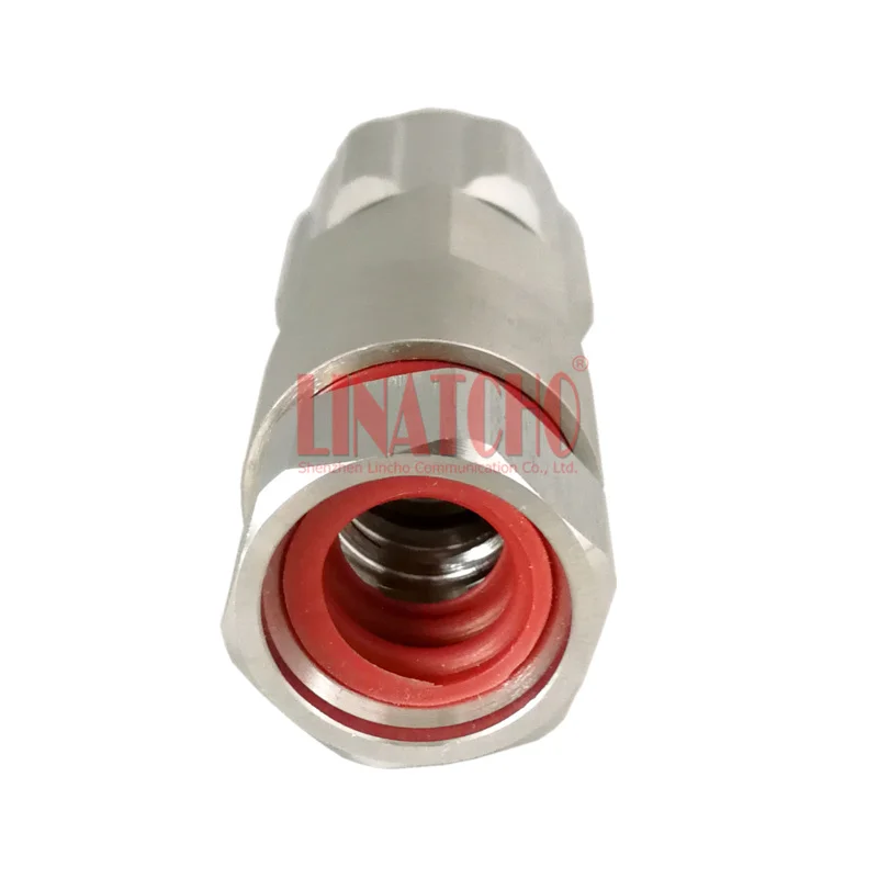 Waterproof Straight Clamp 1/2'' RF Coaxial Superflex Feeder Cable RF 50-12 N Male Plug Connector