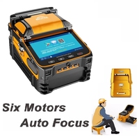 AI-9 Signal Fire Automatic SM MM Multi-Language FTTH Fiber Optic Splicing Machine with OTDR