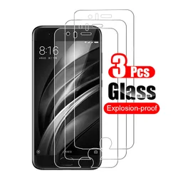 3Pcs Tempered Glass For Xiaomi Mi 6 Mi6 Screen Protector Guard Protective Film On For Xiaomi 6 Mi 6X A2 Anti Scratch Glass