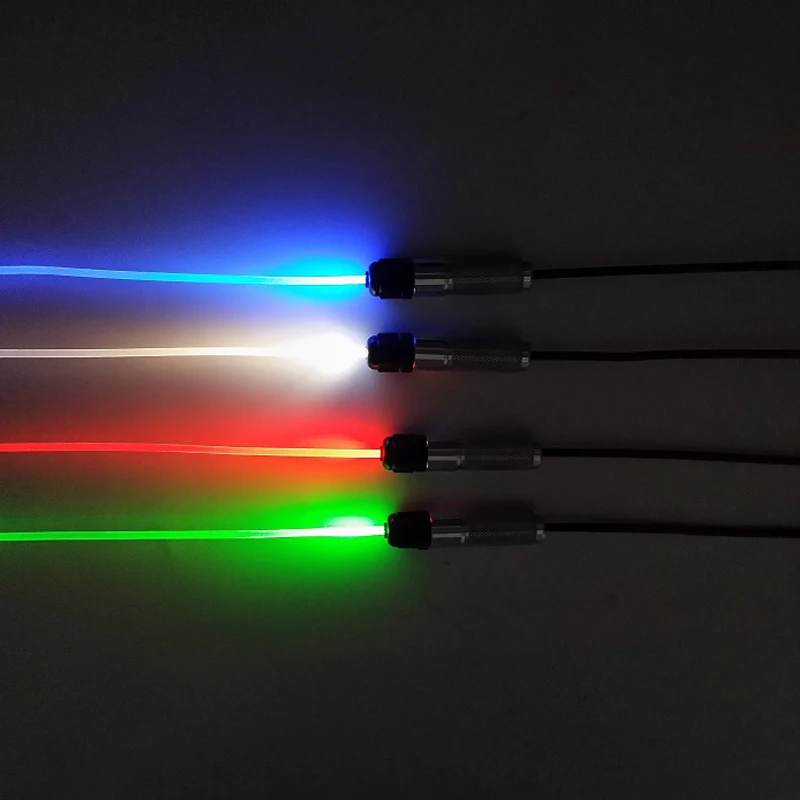 Fiber Optic Light Cable Side Glow 50m per roll 1.5mm~3mm Fiber Optical Cable Car Night Lights Home Decorative Light Cable