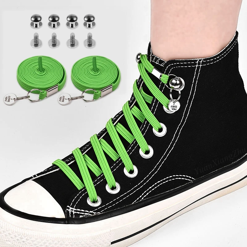 1Pair No Tie Shoelces For Chidren and Adults Quick One Hand Shoelace For Kids and Adult Sneakers Shoelace Quick Lazy Laces