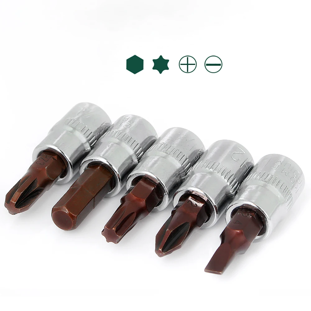 1/4 "Hex Shank Torx/Hex/Phillips/Slotted/ไขควง S2โลหะผสม Hex ซ็อกเก็ตอ่อนนุช driverBit