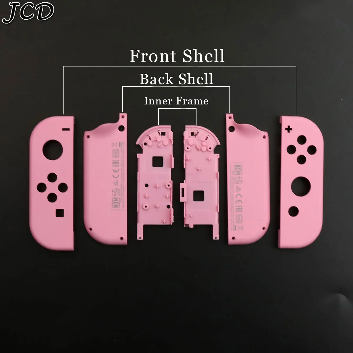 Picture 7: JCD Replacement Housing Shell Case For Switch JoyCon with  Buttons Set/ 4pcs thumb grip caps For NS Joy-Con Controller