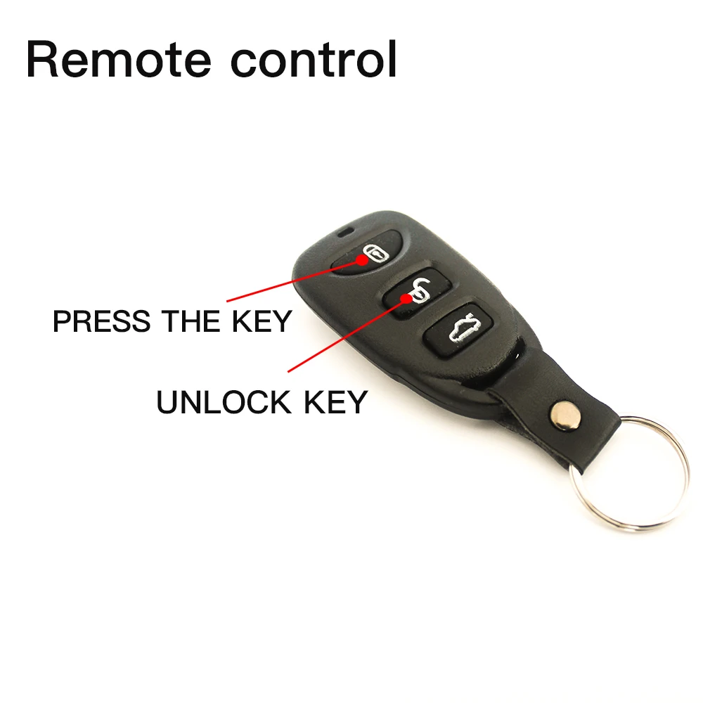 Car remote control central lock remote control door lock system car drag three wireless remote control lock remote control lock