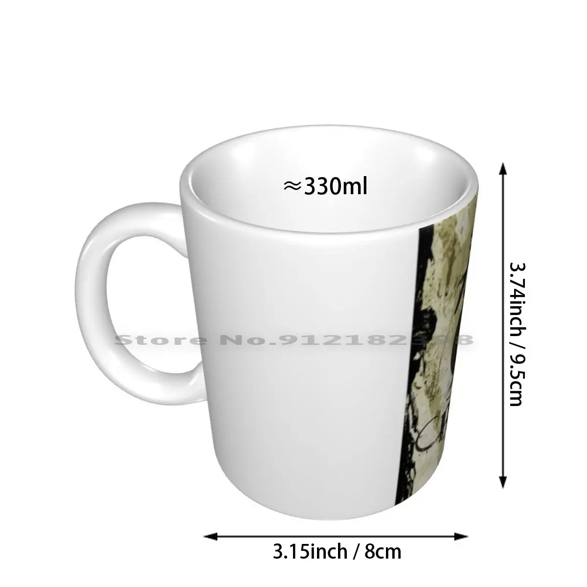 Ceramic Mugs Coffee Cups Milk Tea Mug Hot Rod Riding Moto Motorcycle Speed Road Bike Motorbike Wheels Rider Creative Trending