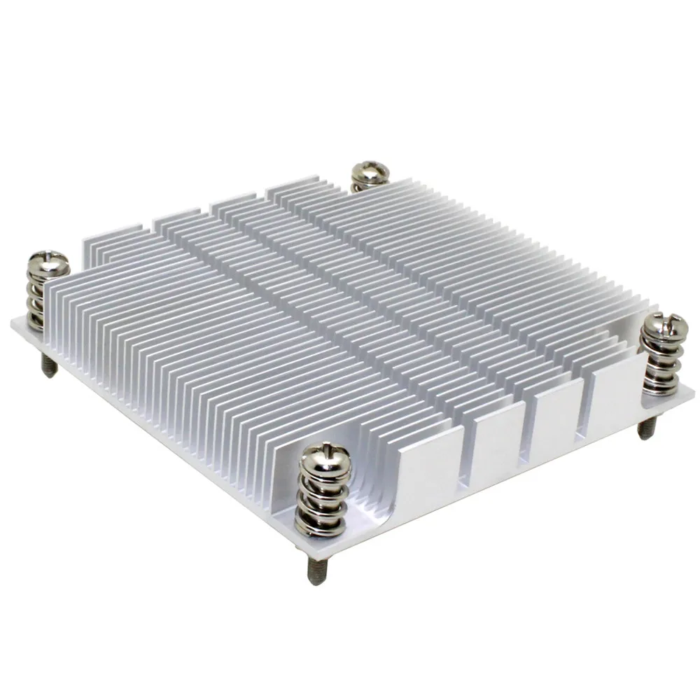 1U Server CPU-Kühler Aluminium-Kühlkörper für Intel 1150 1155 1156 I3 I5 I7 Passive Kühlung – Detail 5