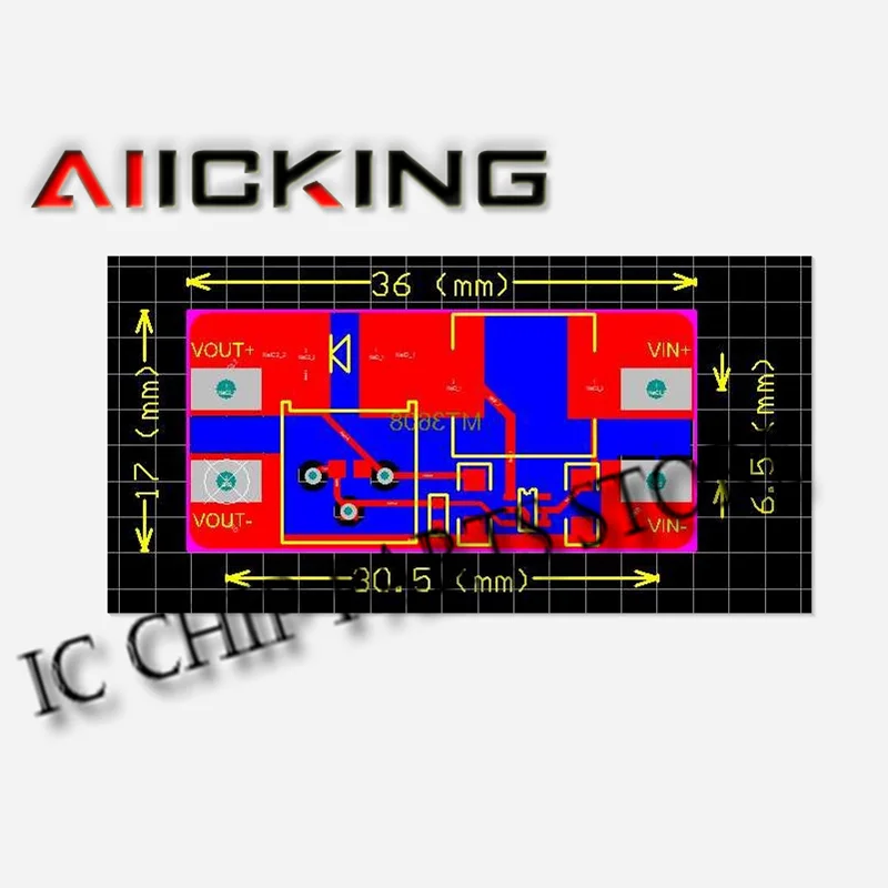 5Pcs MT3608 DC-DC Boost Module 2A Boost Board Ingangsspanning 2V-24V Rise 5V/9V/12V/28V Verstelbare